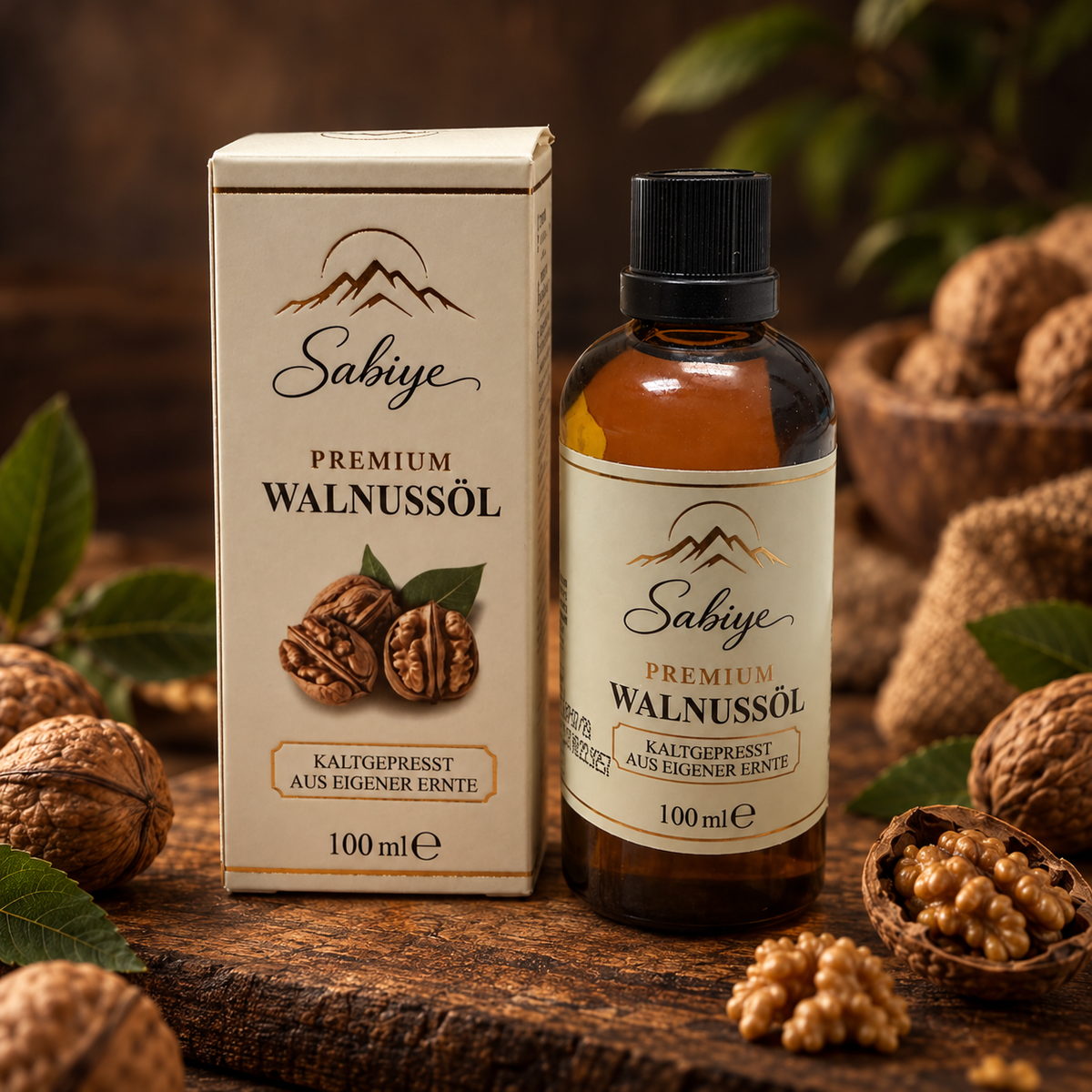 Sabiye Premium-Walnussöl - 100 ml